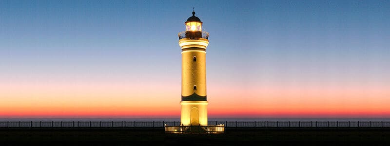 sunset lighthouse