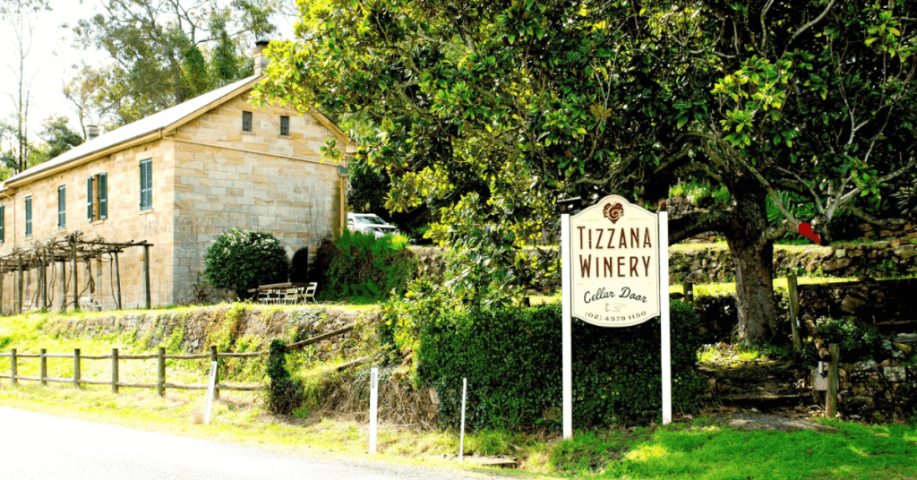 tizzana winery entrance