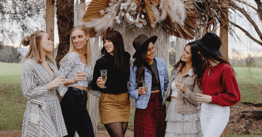 group of girls smiling